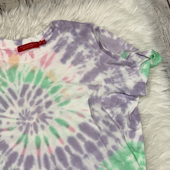 N:Philanthropy Jimmy Tie Dye Distressed Tee sz S - Picture 4 of 13